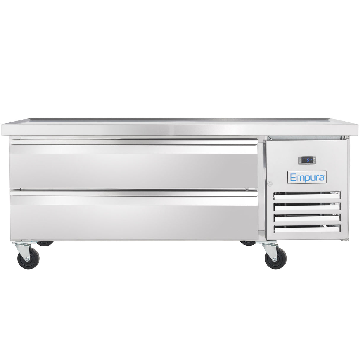 Empura Refrigeration E-KCBRC60 Refrigerated Equipment Stand 62"W X 31.9"D X 26.8"H 9.1 Cu. Ft. Capacity
