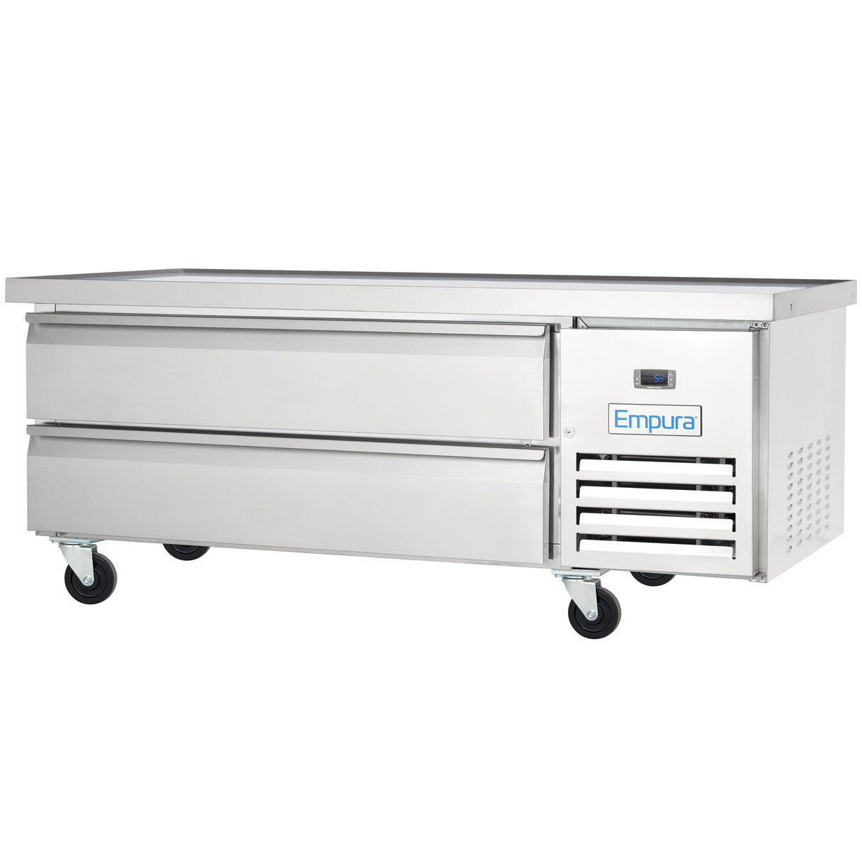 Empura Refrigeration E-KCBRC60 Refrigerated Equipment Stand 62"W X 31.9"D X 26.8"H 9.1 Cu. Ft. Capacity