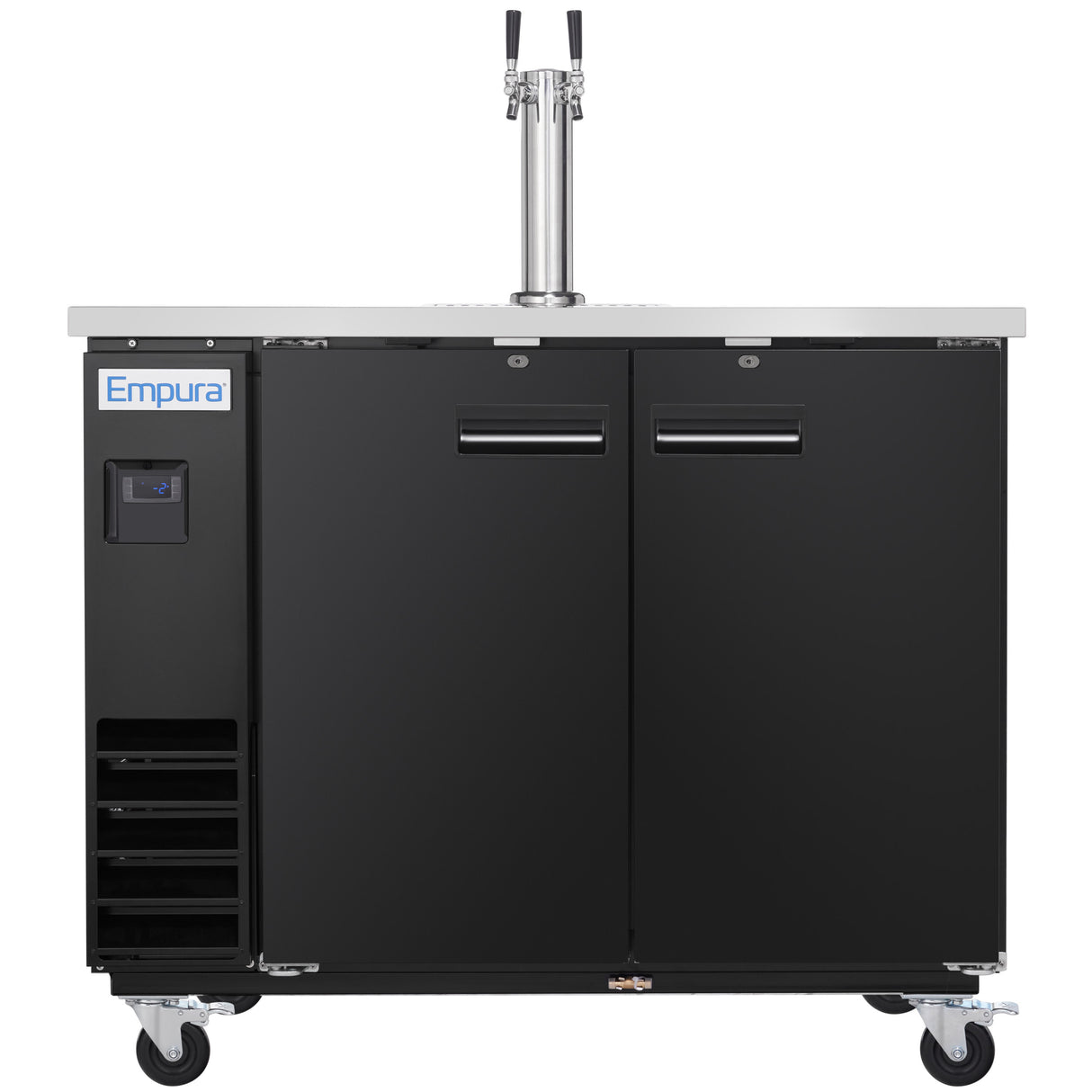 Empura Refrigeration E-KDD2-1 Direct Draw Beer Dispenser 49.1"W X 24.41"D X 41.9"H 12.5 Cu. Ft. Capacity