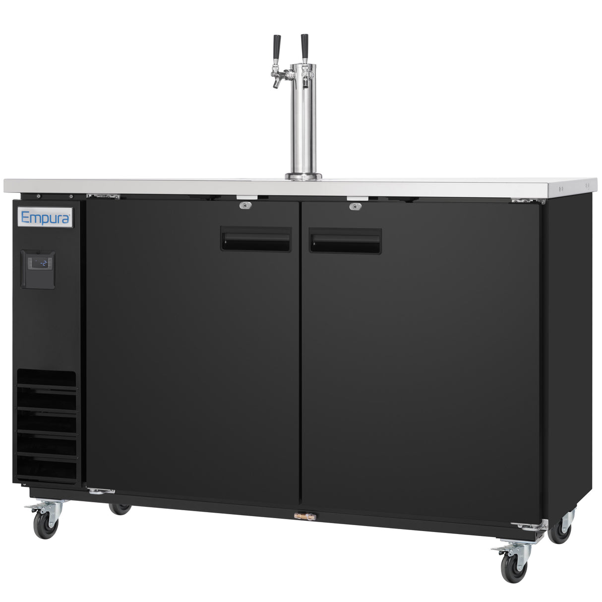 Empura Refrigeration E-KDD3-1 Direct Draw Beer Dispenser 61.1"W X 24.41"D X 41.9"H 16.6 Cu. Ft. Capacity