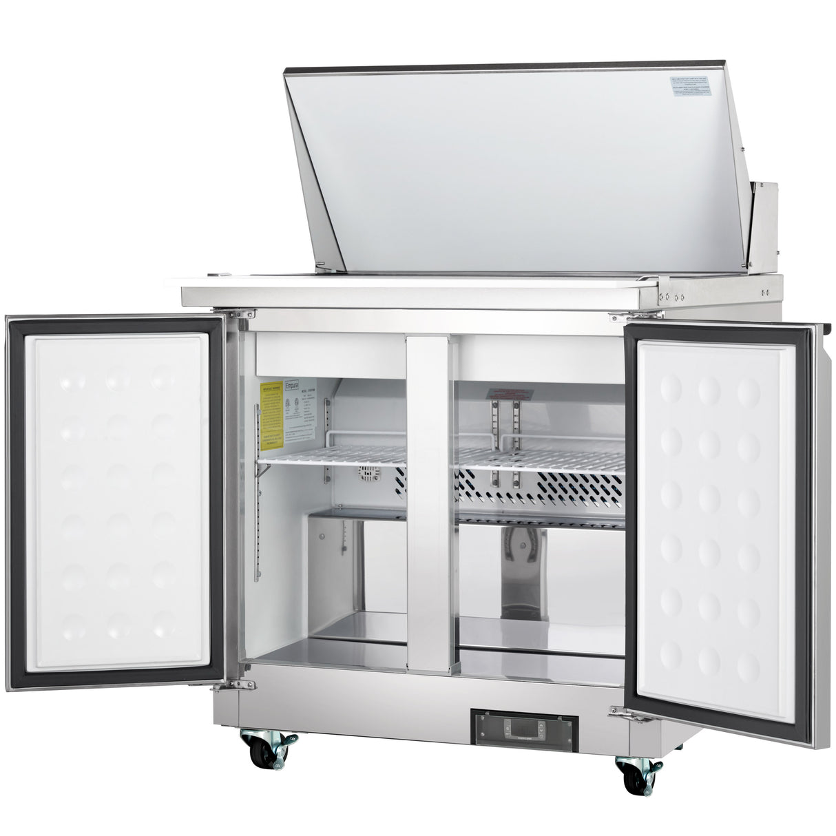 Empura Refrigeration E-KSP36M Refrigerated Sandwich/Salad Mega Top Prep Table 36.2"W X 34.5"D X 43.2"H