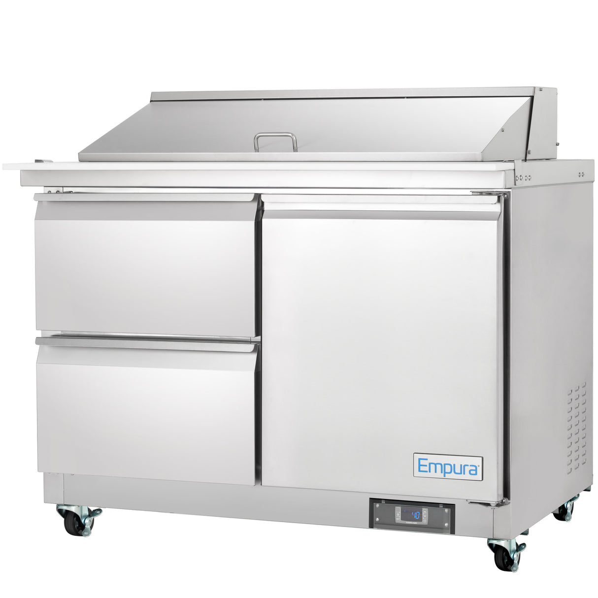Empura Refrigeration E-KSP48M-D2 Refrigerated Sandwich/Salad Mega Top Prep Table With Drawers