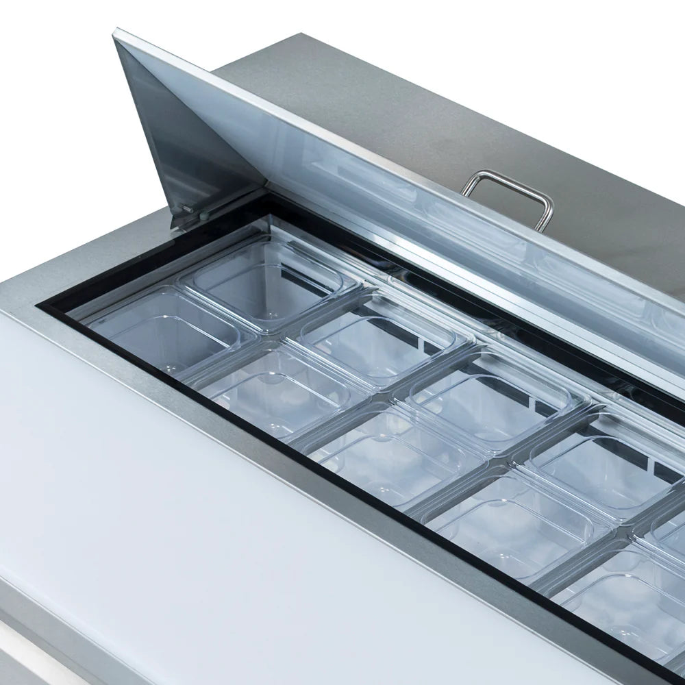 Empura Refrigeration E-KSP48 Refrigerated Sandwich/Salad Prep Table 48.2"W X 29.9"D X 43.2"H