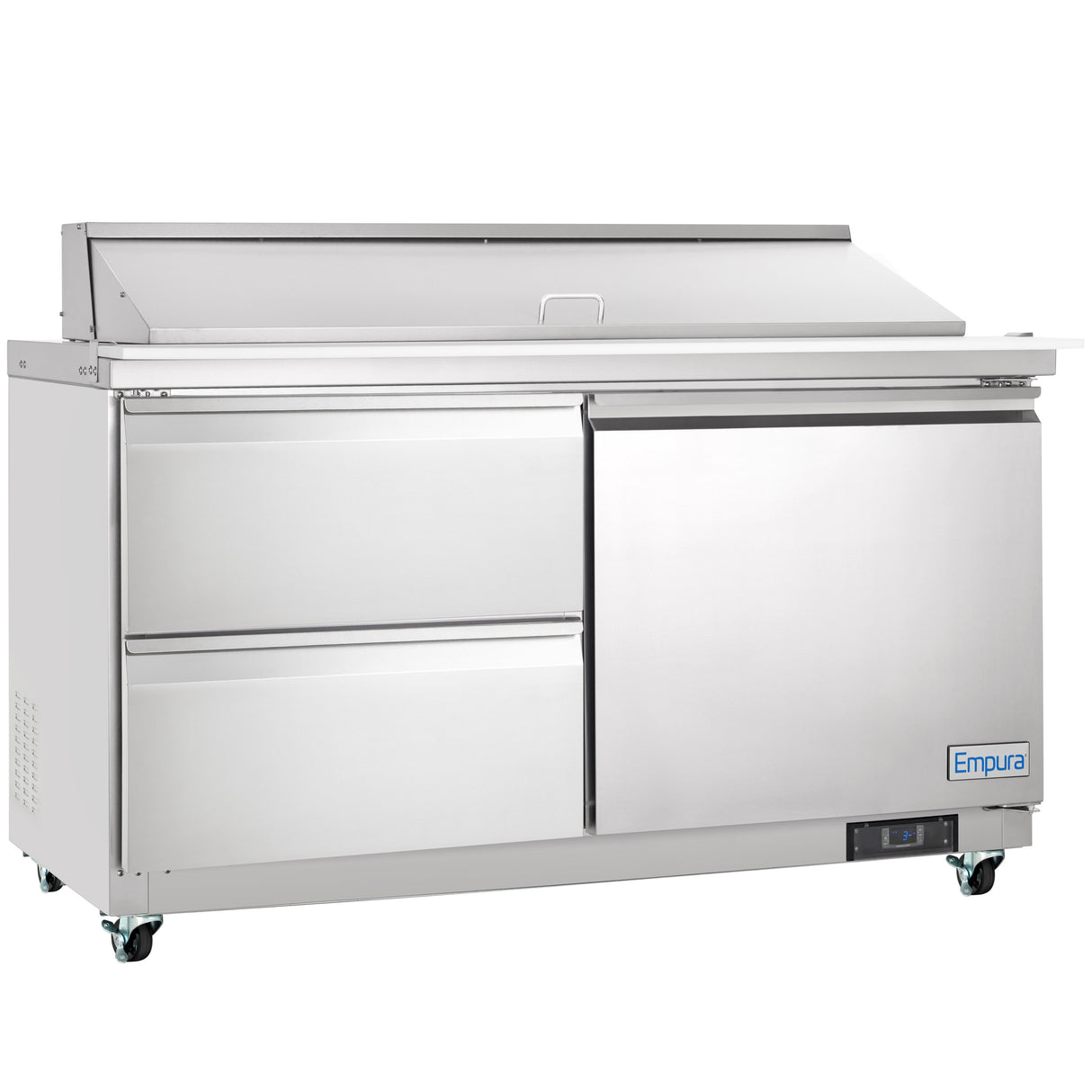 Empura Refrigeration E-KSP60M-D2 Refrigerated Sandwich/Salad Mega Top Prep Table With Drawers