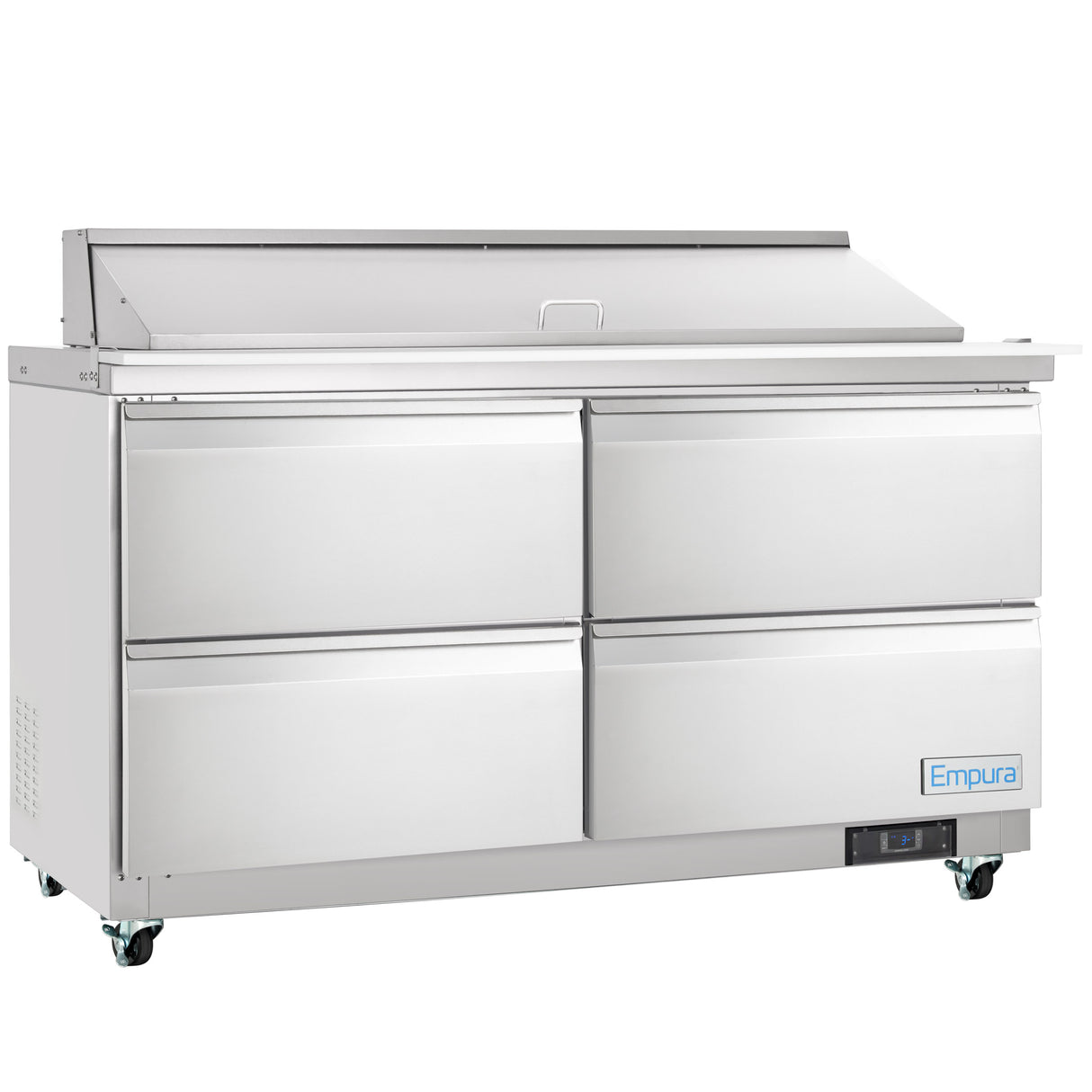 Empura Refrigeration E-KSP60M-D4 Refrigerated Sandwich/Salad Mega Top Prep Table With Drawers