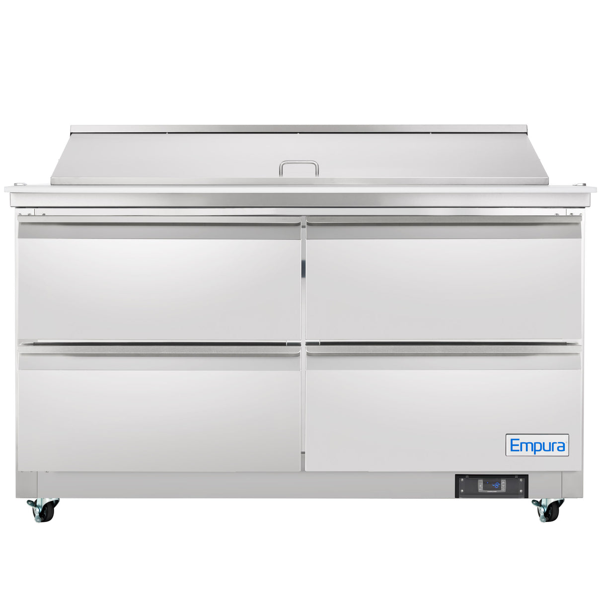 Empura Refrigeration E-KSP60M-D4 Refrigerated Sandwich/Salad Mega Top Prep Table With Drawers