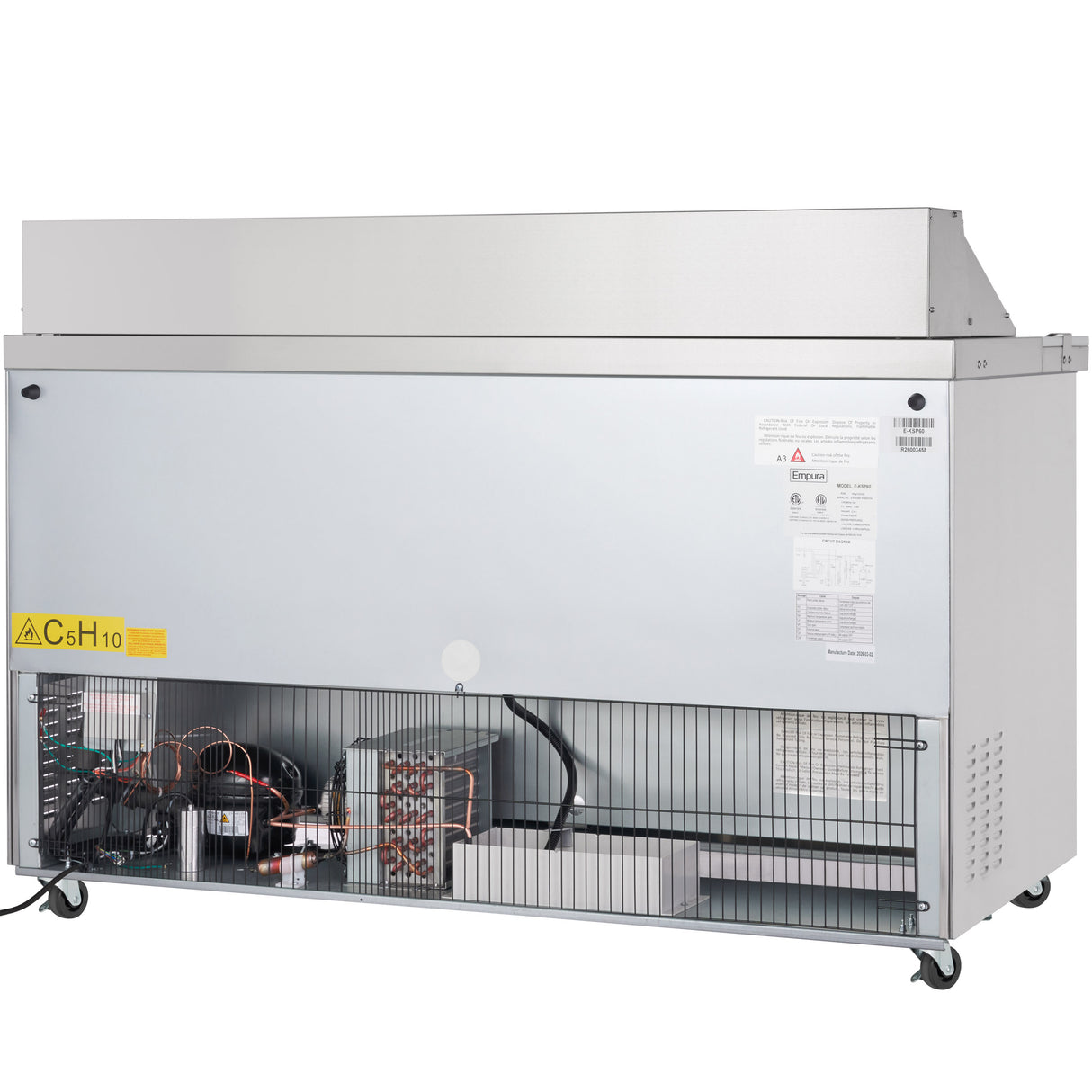 Empura Refrigeration E-KSP60 Refrigerated Sandwich/Salad Prep Table 61.2"W X 29.9"D X 43.2"H