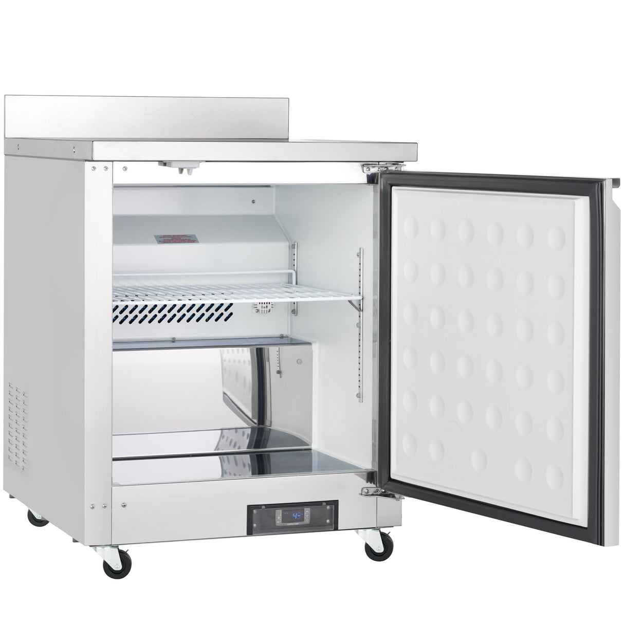Empura Refrigeration E-KUC27FW Undercounter Reach-In Freezer Work Top 1 Swing Door Solid Door