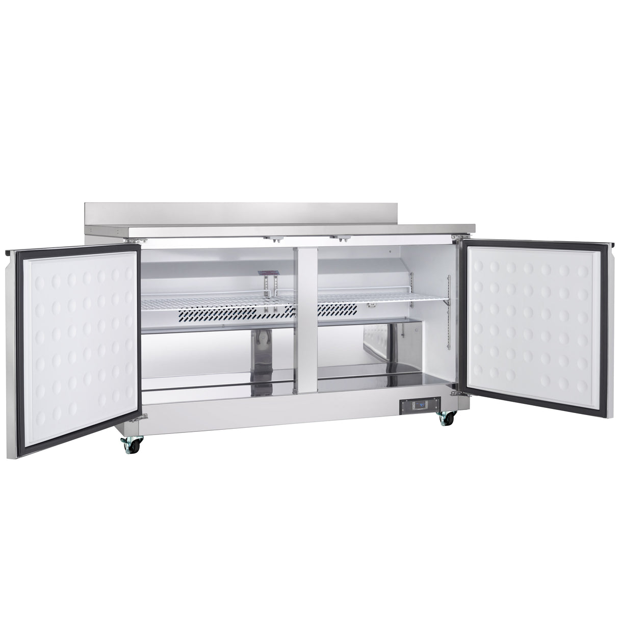 Empura Refrigeration E-KUC60FW Undercounter Reach-In Freezer Work Top 2 Swing Door Solid Doors