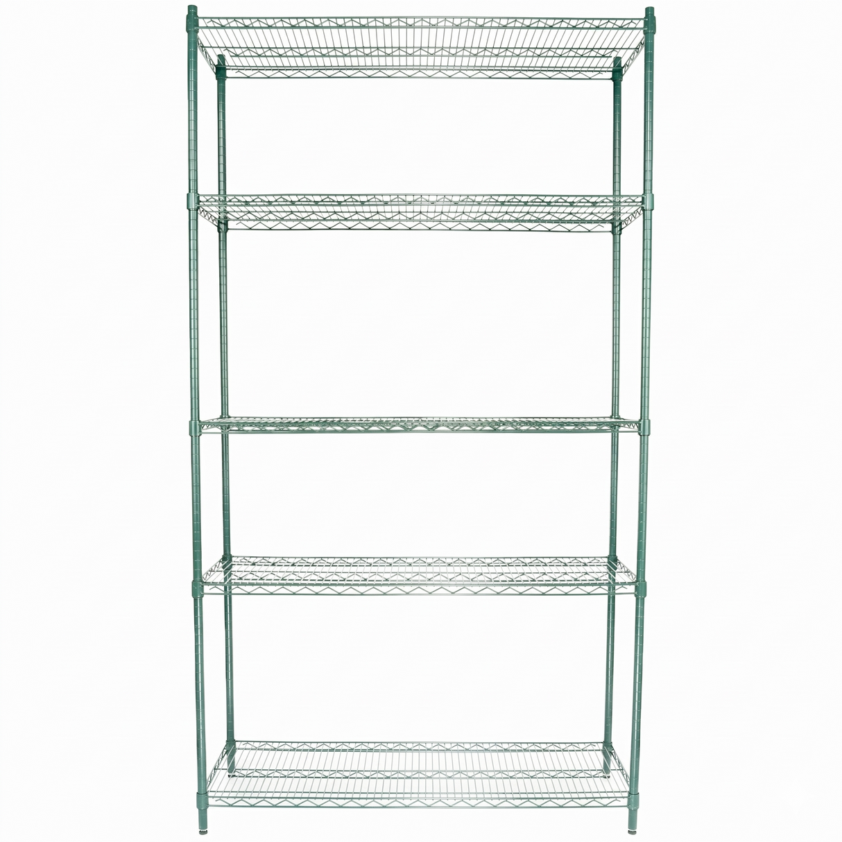 Empura Stainless E-WS184886 Shelving Unit 48"W X 18"D X 86"H 5-shelf