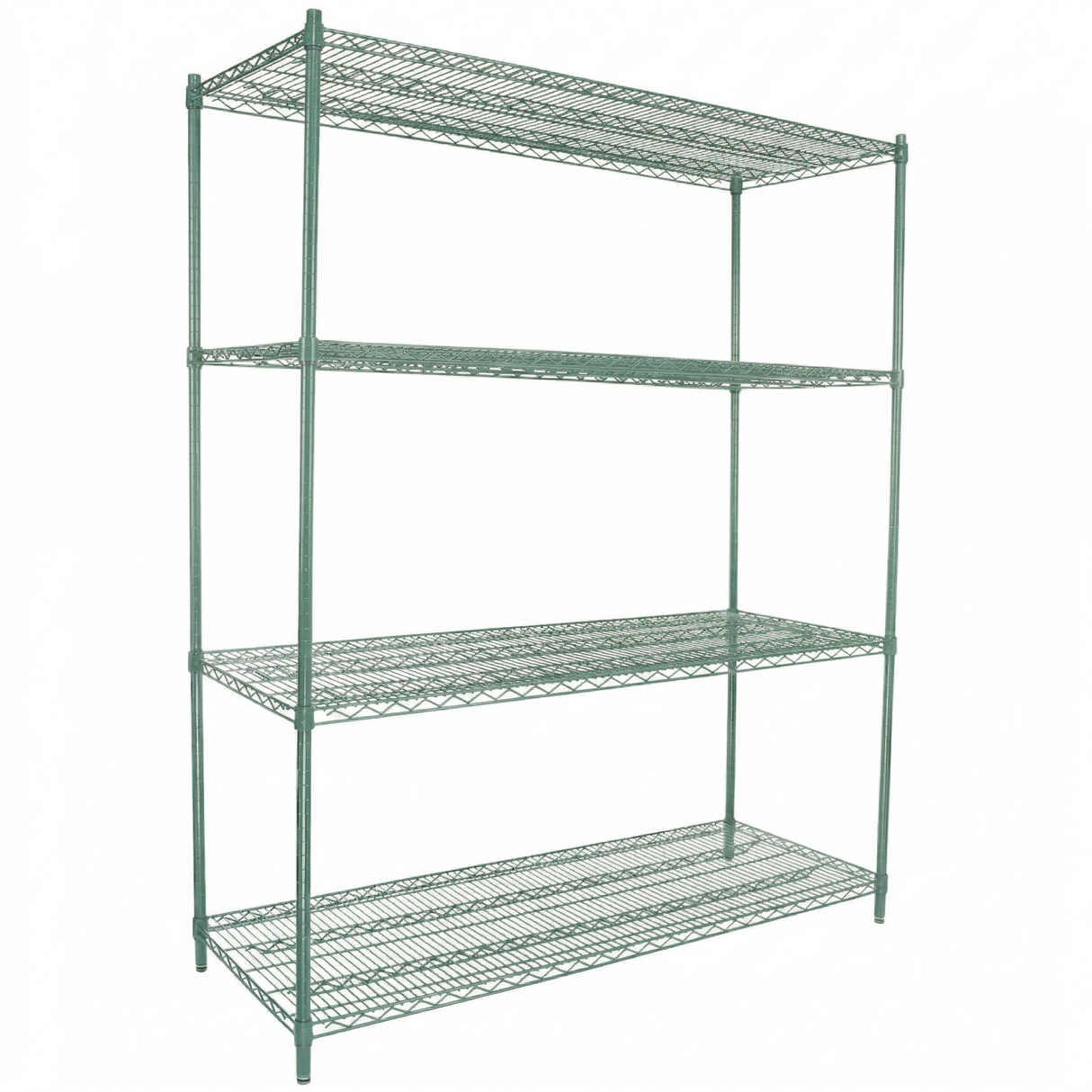 Empura Stainless E-WS246074 Shelving Unit 60"W X 24"D X 86"H 4-shelf