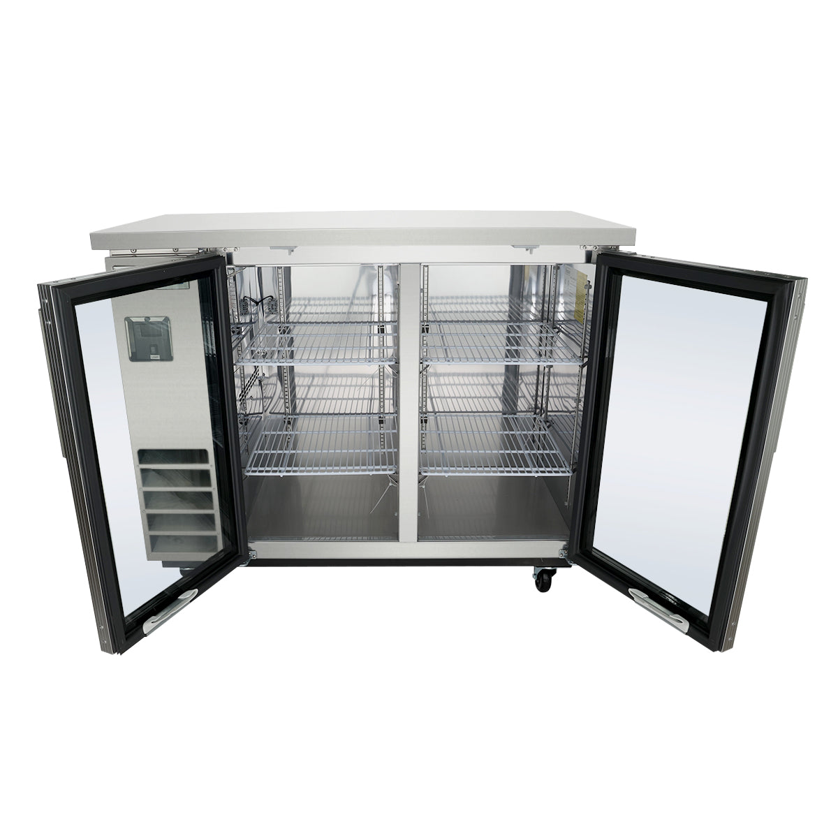Empura Refrigeration E-KBB48-2G-24-S Back Bar Cooler 49.1"W X 24.4"D X 41.7"H 12.5 Cu. Ft. Capacity
