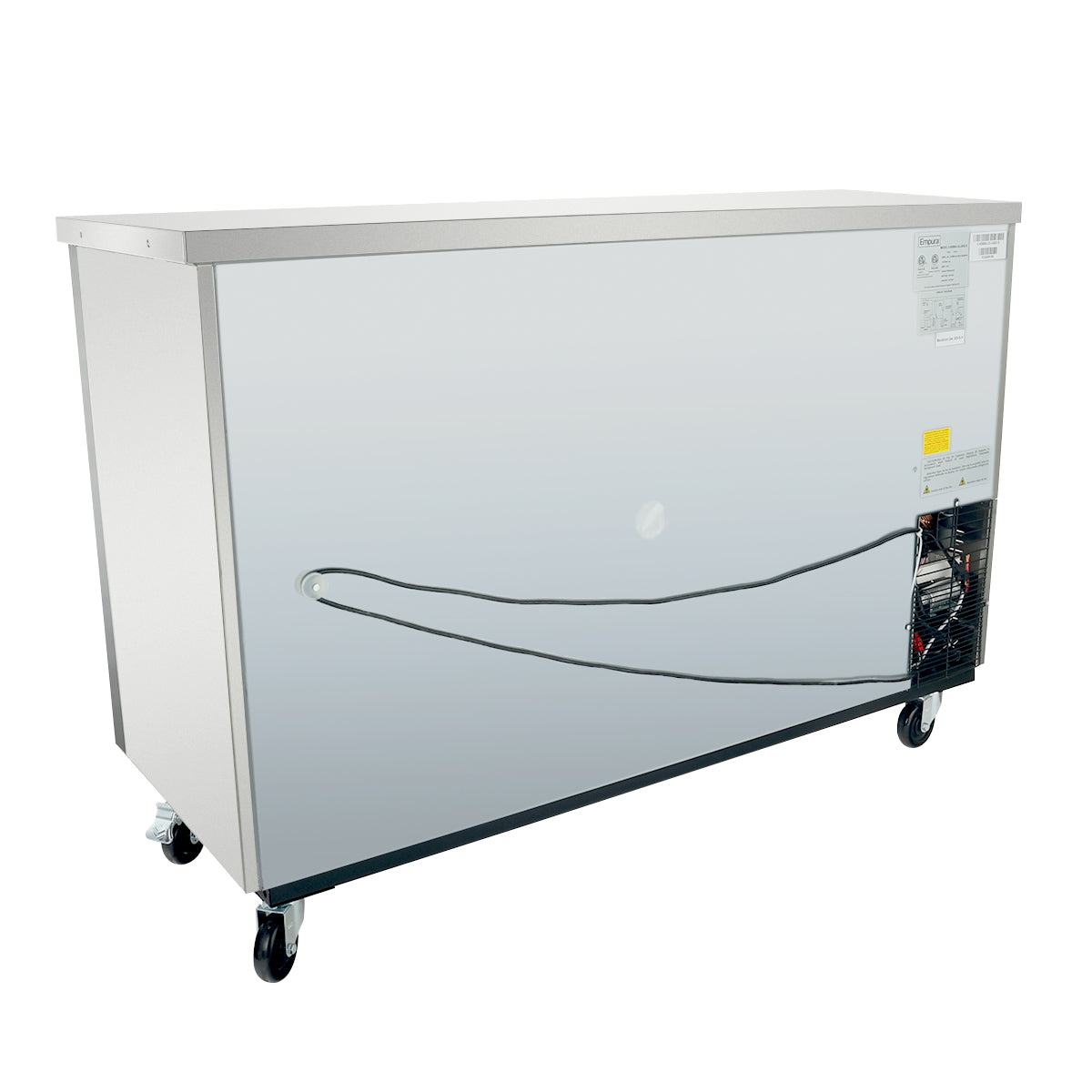 Empura Refrigeration E-KBB60-2G-24SD-S Back Bar Cooler 61.1"W X 24.4"D X 41.7"H 16.6 Cu. Ft. Capacity
