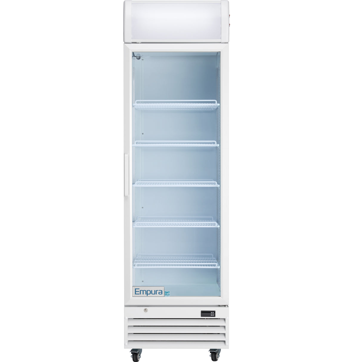Empura Refrigeration EGM-13W Refrigerated Merchandiser 22.72"W X 23.82"D X 77.95"H 12 Cu. Ft. Capacity