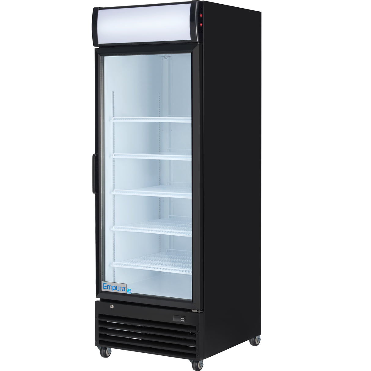 Empura Refrigeration EGM-23B Refrigerated Merchandiser 27.56"W X 31.1"D X 81.02"H 21 Cu. Ft. Capacity