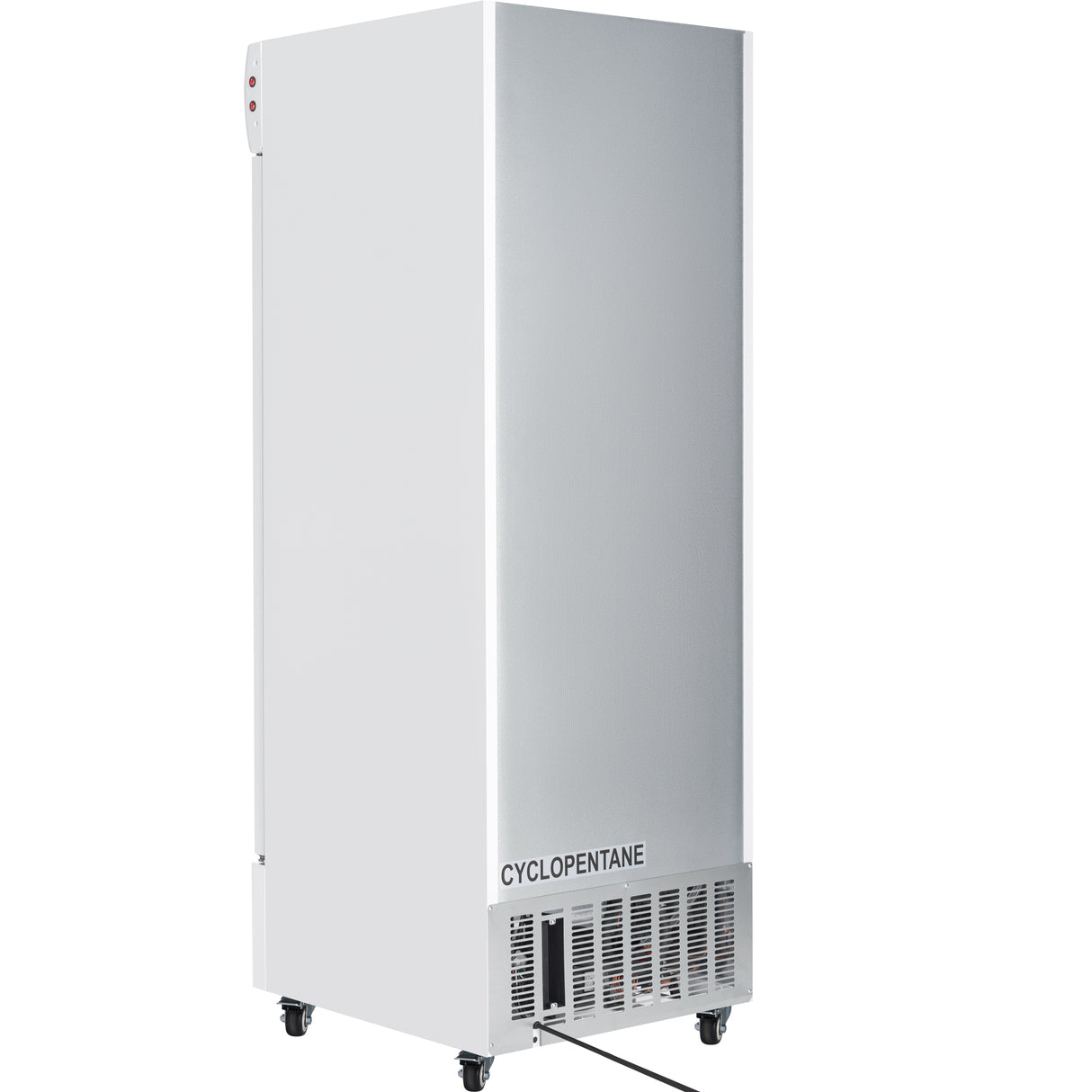Empura 28" White Swing Glass Door Merchandiser Refrigerator with ClearKeeper™ Glass, 21 Cu. Ft., LED Lighting, 5 Adjustable Shelves