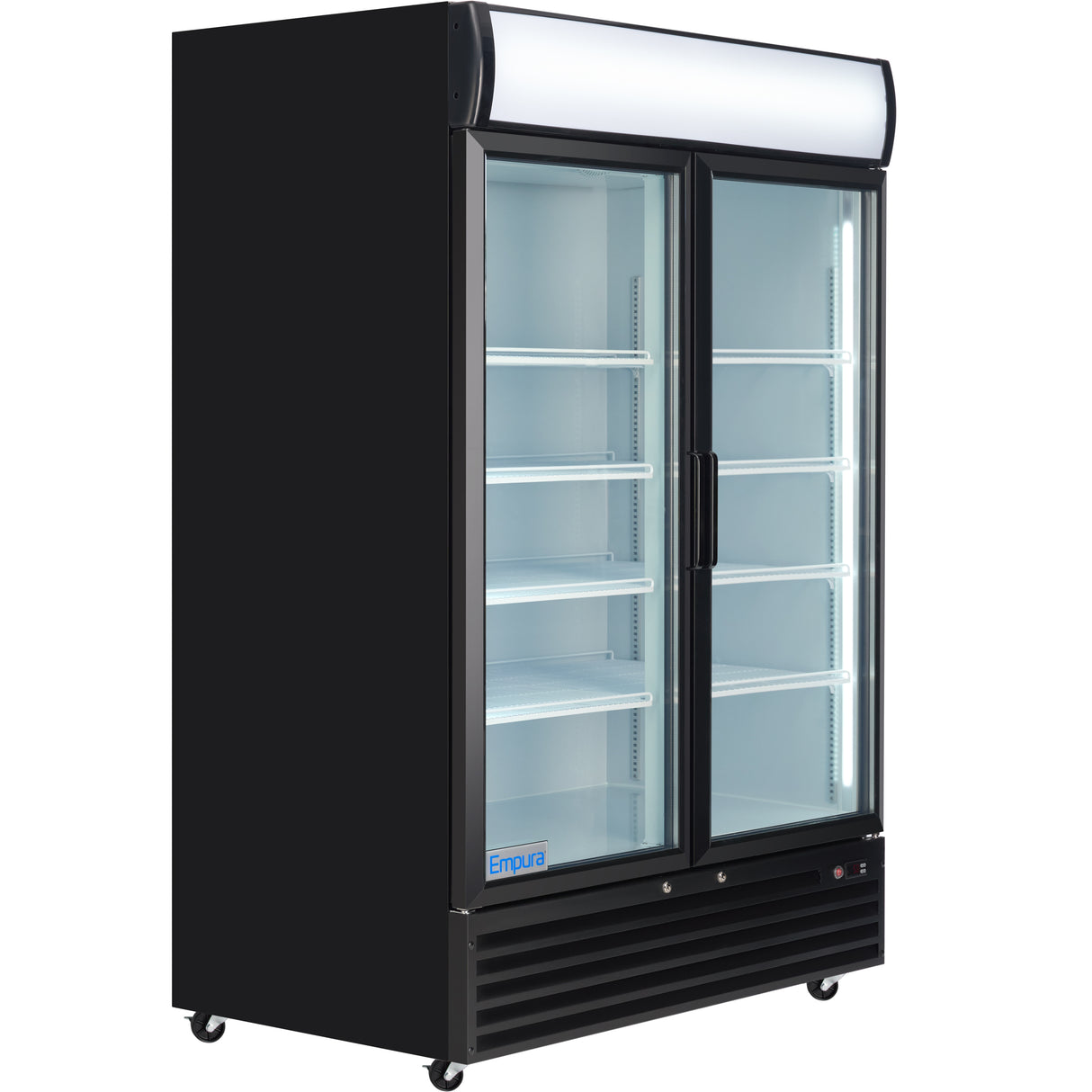 Empura Refrigeration EGM-50B Refrigerated Merchandiser 52.36"W X 32.28"D X 79.65"H 48 Cu. Ft. Capacity
