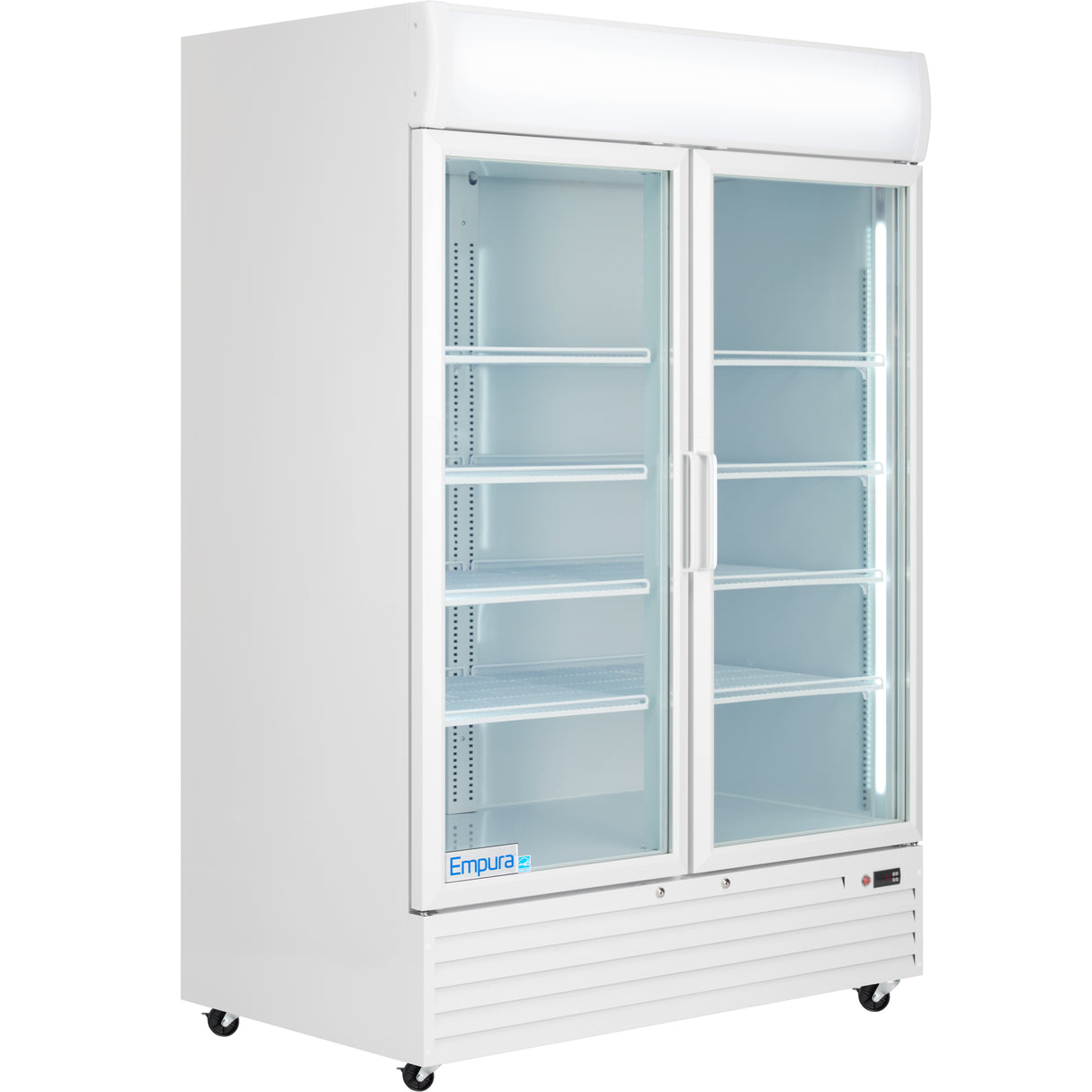 Empura Refrigeration EGM-50W Refrigerated Merchandiser 52.36"W X 32.28"D X 79.65"H 48 Cu. Ft. Capacity