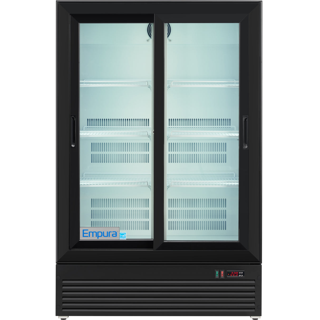 Empura Refrigeration SS-P300WA-B Refrigerator Merchandiser 35.4"W X 19.45"D X 55.62"H 10 Cu. Ft Capacity