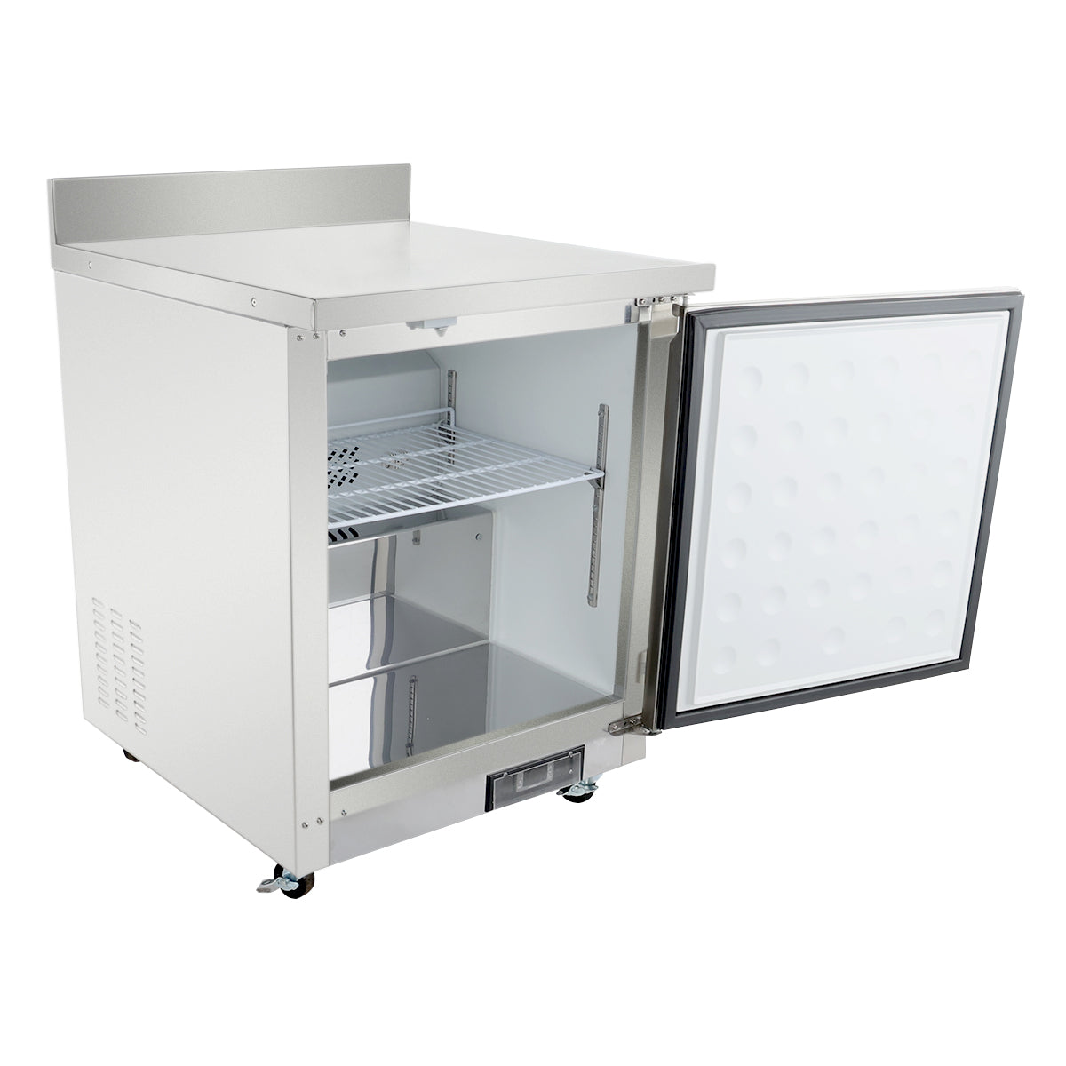 Empura Refrigeration E-KUC27W Undercounter Reach-In Refrigerator Work Top 1 Swing Solid Door