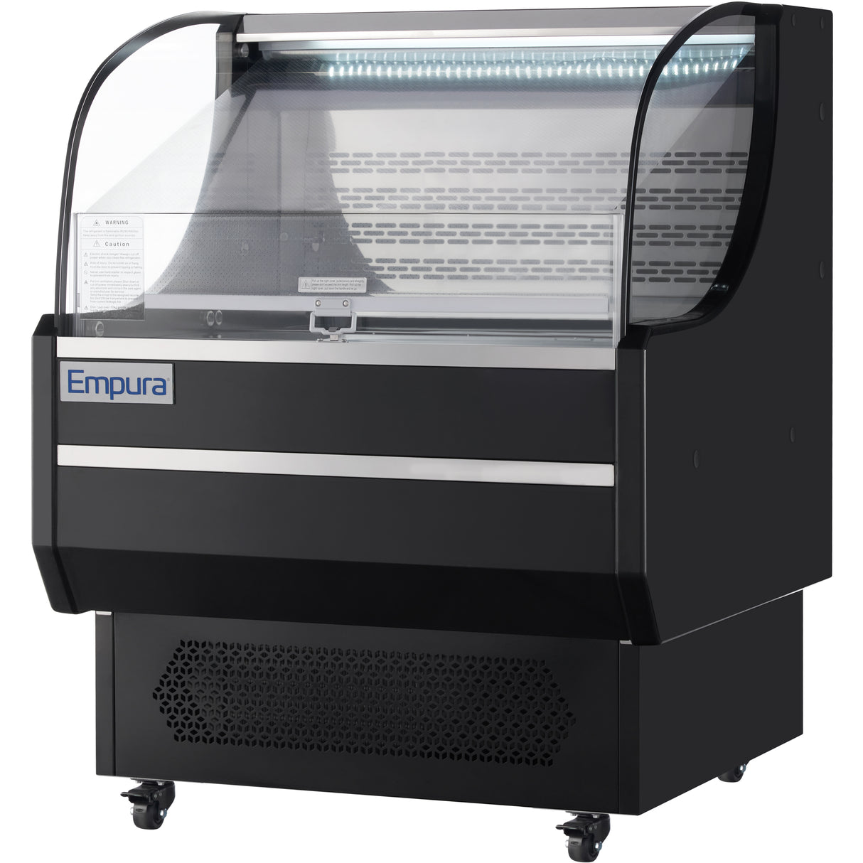 Empura Refrigeration E-HACMR-36B Open Air Merchandiser 35.4"W × 33.2"D × 46"H 7.5 Cu. Ft. Capacity