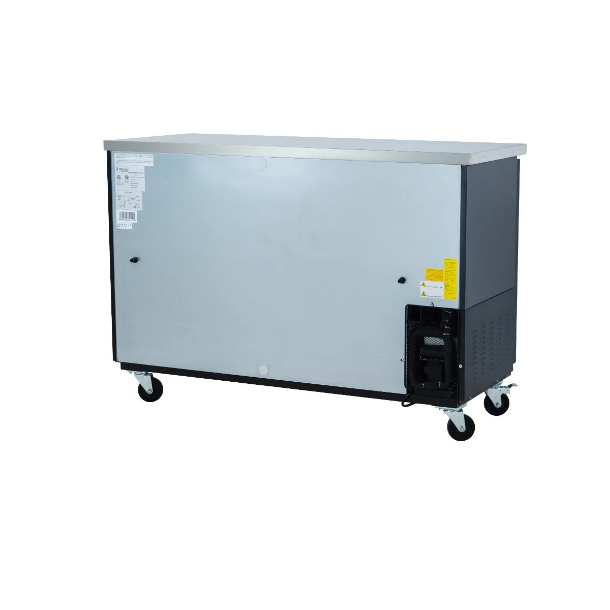 Empura Refrigeration E-KBB60-2G-24SD Back Bar Cooler 61.1"W X 24.4"D X 41.7"H 16.6 Cu. Ft. Capacity