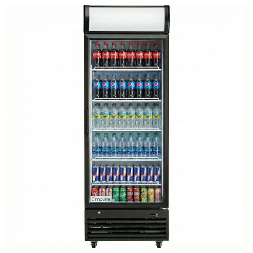 Empura EGM-23B - Refrigerated Merchandiser, 27.56"W X 31.1"D X 81.02"H, 21 Cu. Ft. Capacity