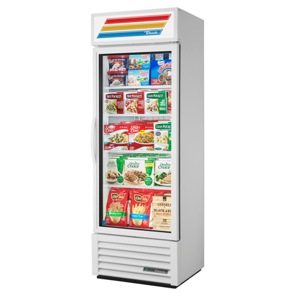 True Mfg. - General Foodservice GDM-19T-F~TSL01_WH - Freezer Merchandiser, One-section