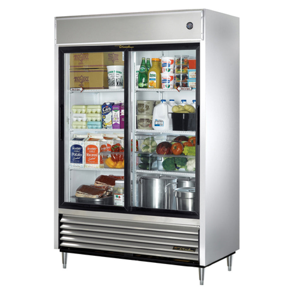 True Mfg. - General Foodservice TSD-47G-HC-LD - Refrigerator, Reach-in, (2) Glass Sliding Doors