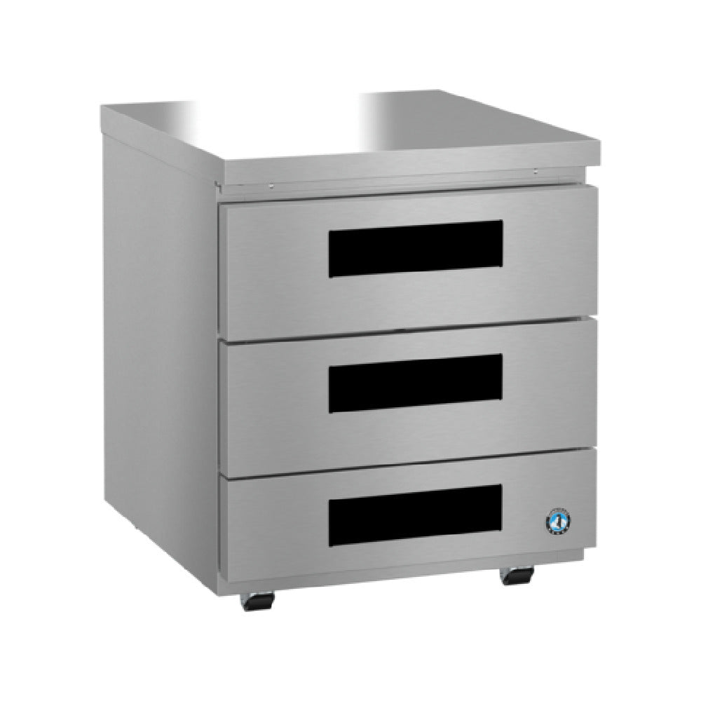 Hoshizaki UR27B-LPD3 Undercounter Refrigerator Low Profile With Drawers Reach-in