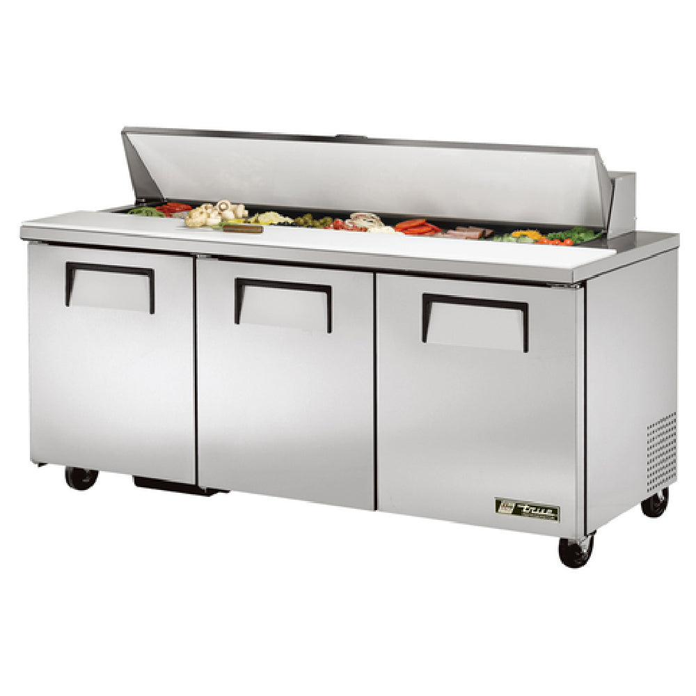 True Mfg. - General Foodservice TSSU-72-18-HC - Sandwich/Salad Unit, (18) 1/6 Size (4"D) Poly Pans