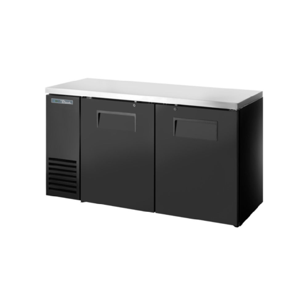 True Mfg. - General Foodservice TBB24-60-2S-Z1-SFT-B-1 - Back Bar Cooler, Two-section