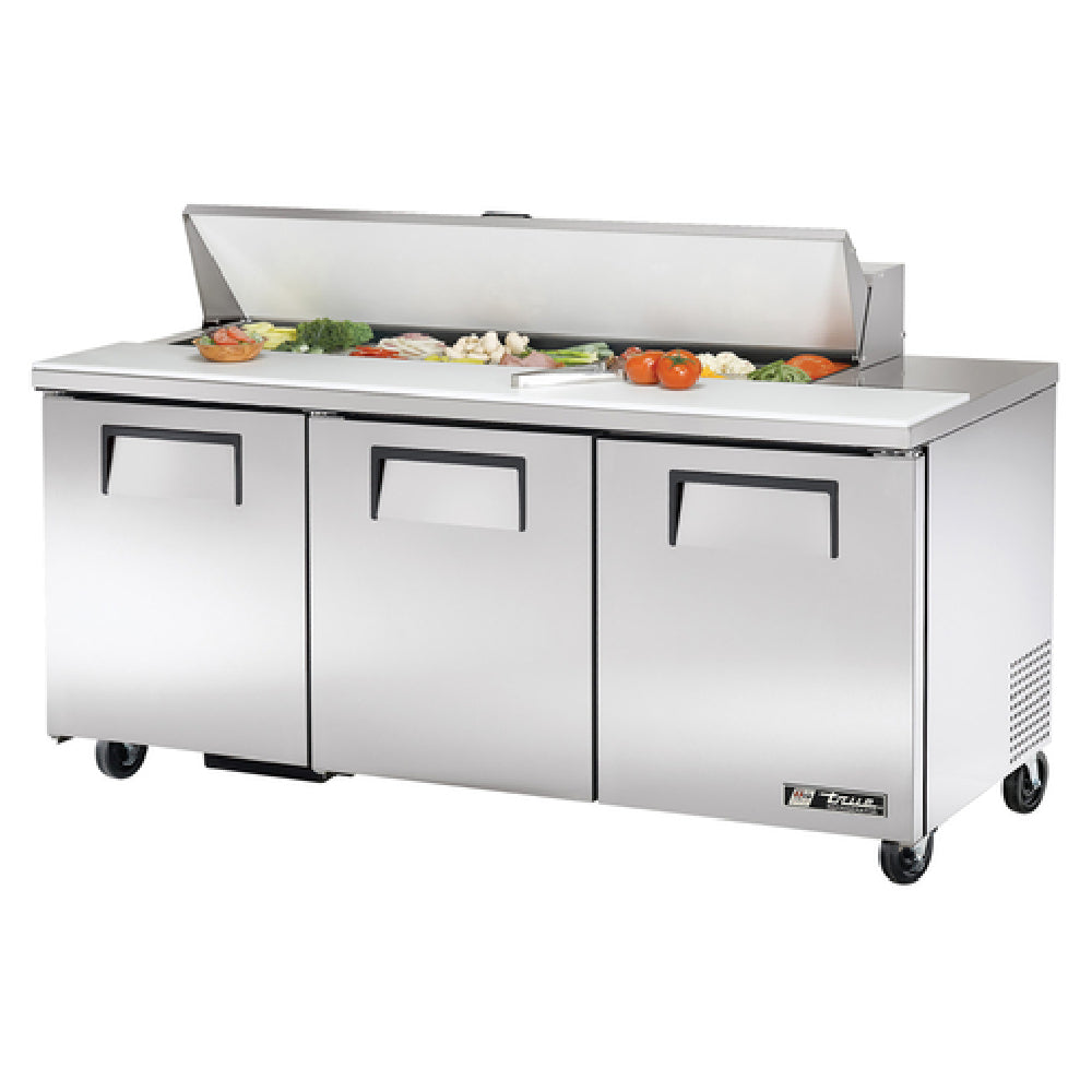 True Mfg. - General Foodservice TSSU-72-16-HC - Sandwich/Salad Unit, (16) 1/6 Size (4"D) Poly Pans