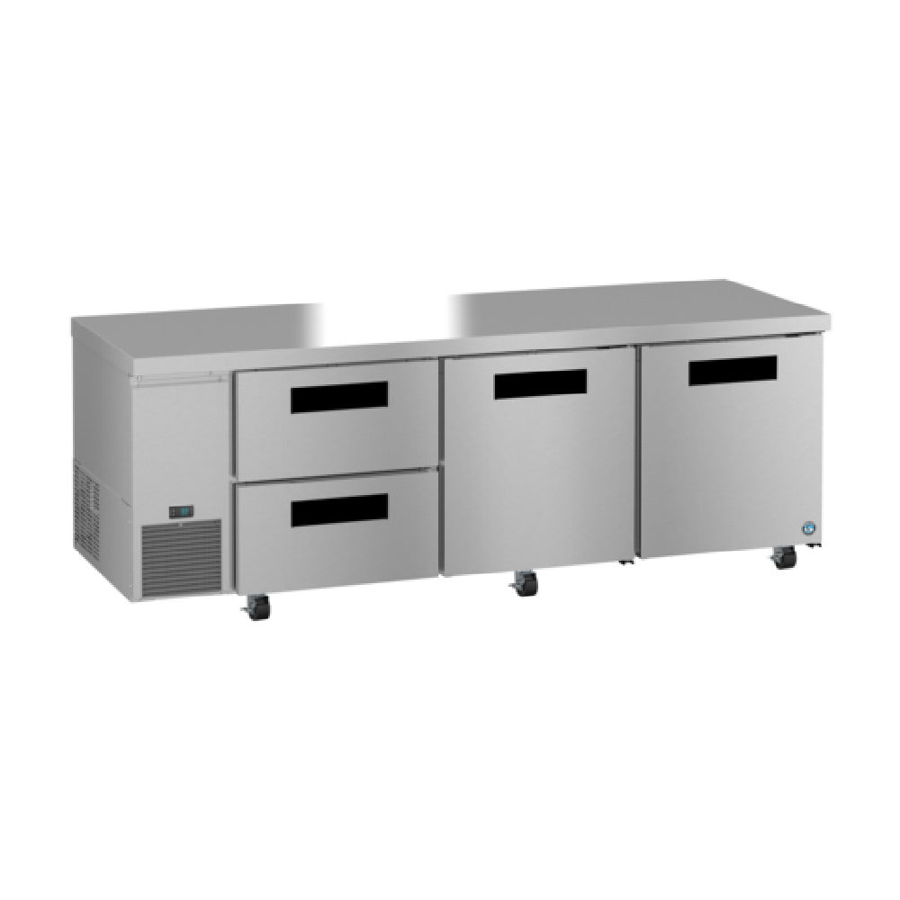 Hoshizaki ULR93B-D2 Steelheart Series Undercounter Refrigerator Reach-in Three-section