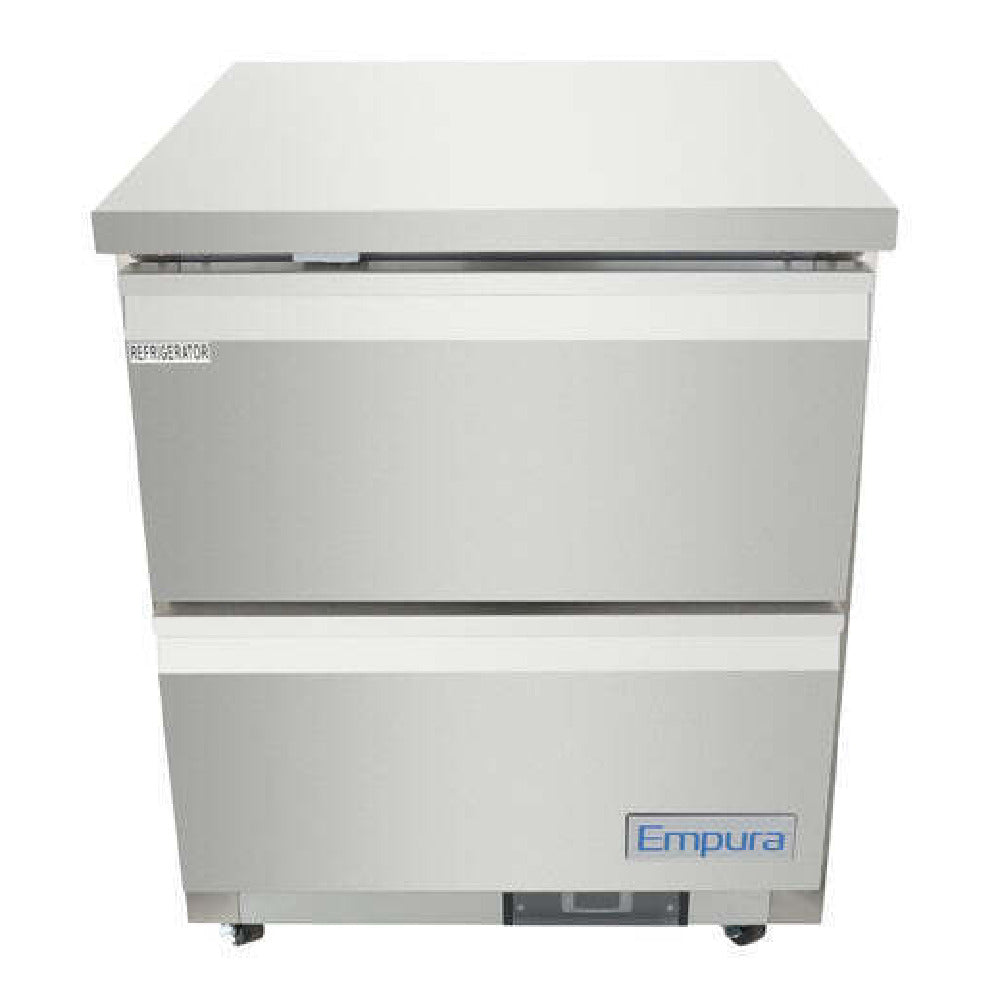 Empura E-KUC27-D2 - Undercounter Reach-In Refrigerator, 27.8"W X 29.9"D X 35.5"H