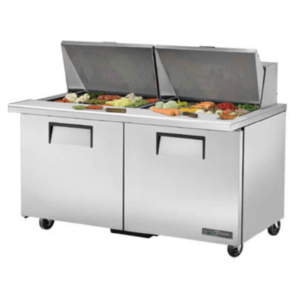 True Mfg. - General Foodservice TSSU-60-24M-B-ST-HC - Mega Top Sandwich/Salad Unit