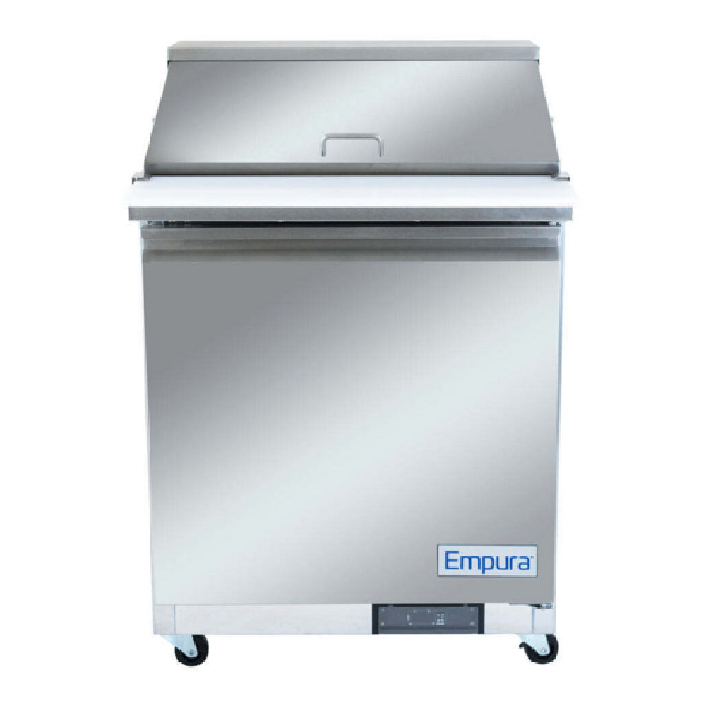 Empura E-KSP29M - Refrigerated Sandwich/Salad Mega Top Prep Table, 28.9"W X 34.5"D X 43.2"H