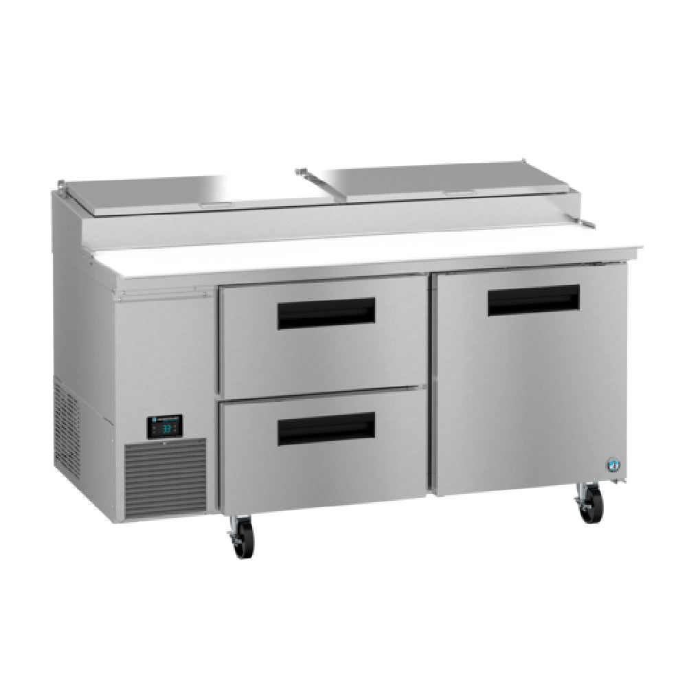 Hoshizaki PR67B-D2 - Steelheart Series Pizza Prep Table, One-section, 19.29 Cu. Ft.