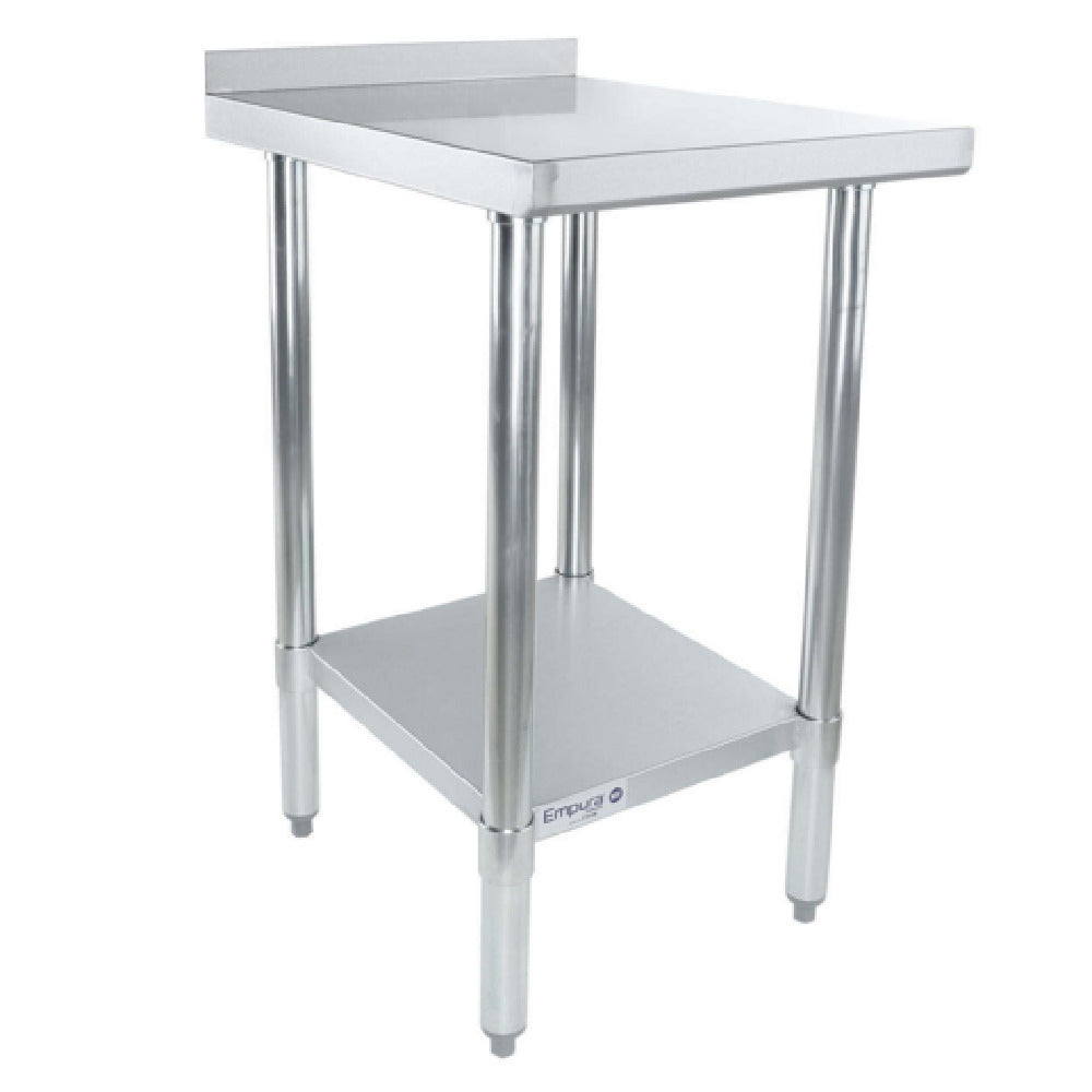 Empura FT1824E - Filler Table, 18"W X 24"D X 34.75"H, 18 Gauge 430 Stainless Steel
