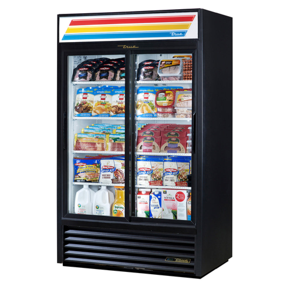 True Mfg. - General Foodservice GDM-41-HC-LD_BL - Refrigerated Merchandiser, Two-section