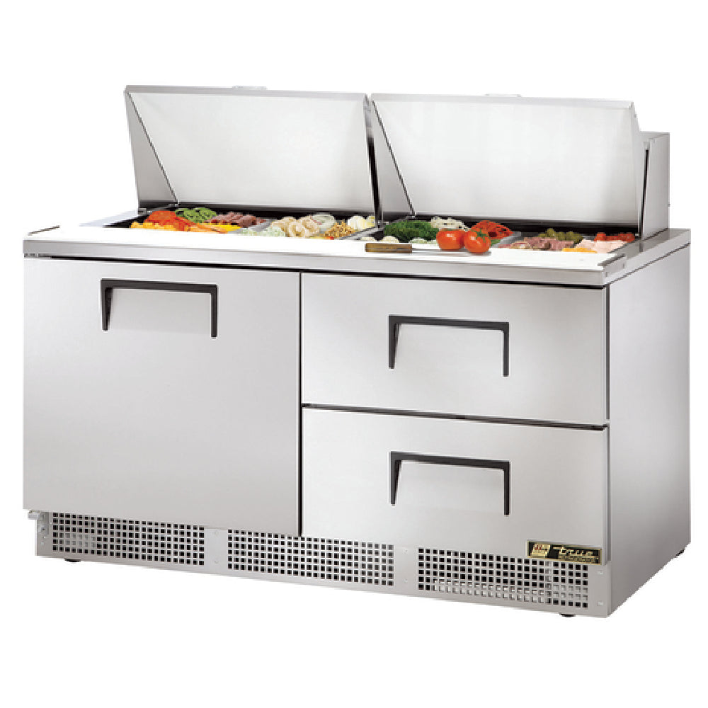 True Mfg. - General Foodservice TFP-64-24M-D-2_LH - Sandwich/Salad Unit, Two-section
