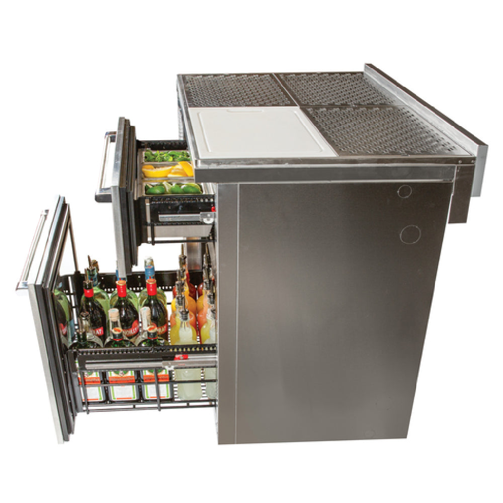 Perlick BBS36C - Tobin Ellis Signature Series Front Facing Refrigerated Drawers, One-section