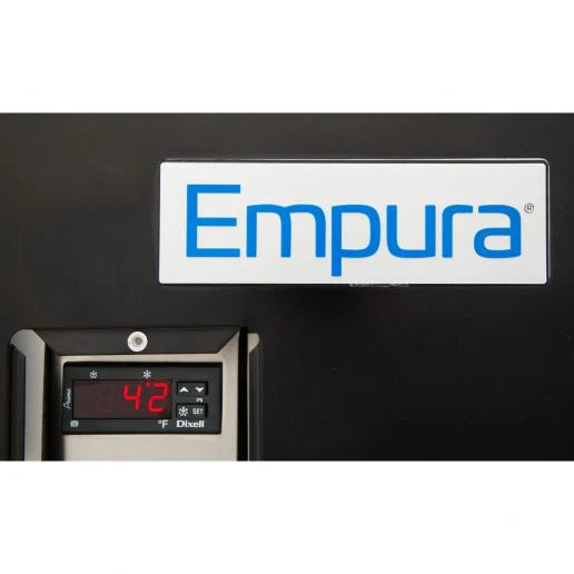 Empura Refrigeration E-KBB90-3-27 Back Bar Cooler 3 Swing Solid Doors 90"W X 27 5/8"D X 42 1/2"H