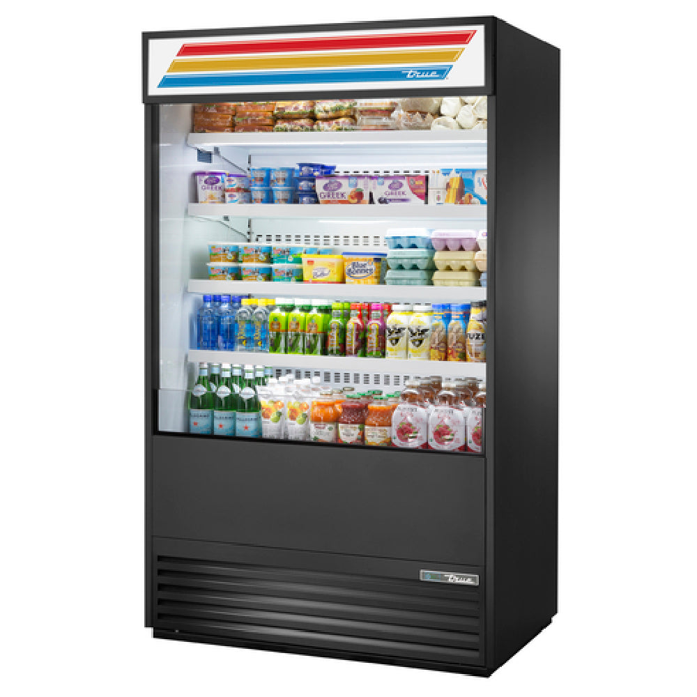 True Mfg. - General Foodservice TOAM-48-HC~TSL01_BL - Vertical Air Curtain Merchandiser