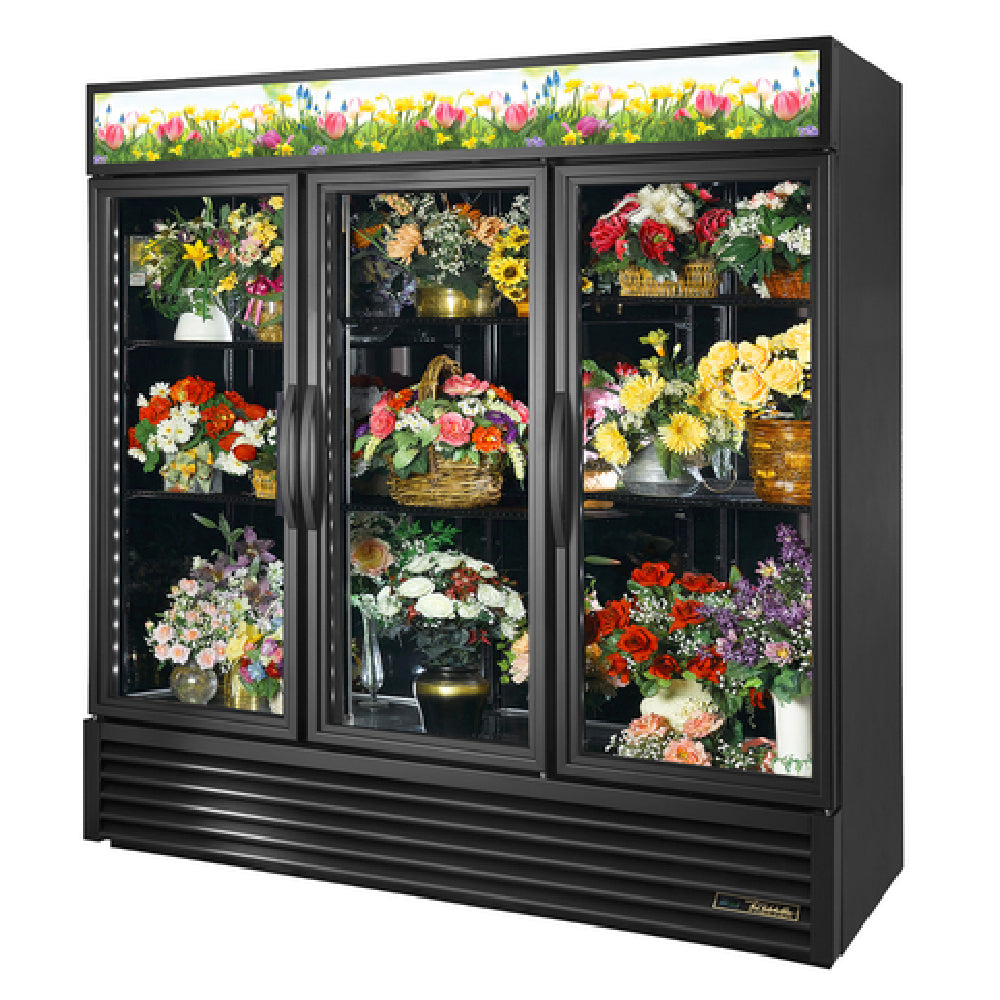 True Mfg. - General Foodservice GDM-72FC-HC~TSL01_BL - Floral Merchandiser, Three-section