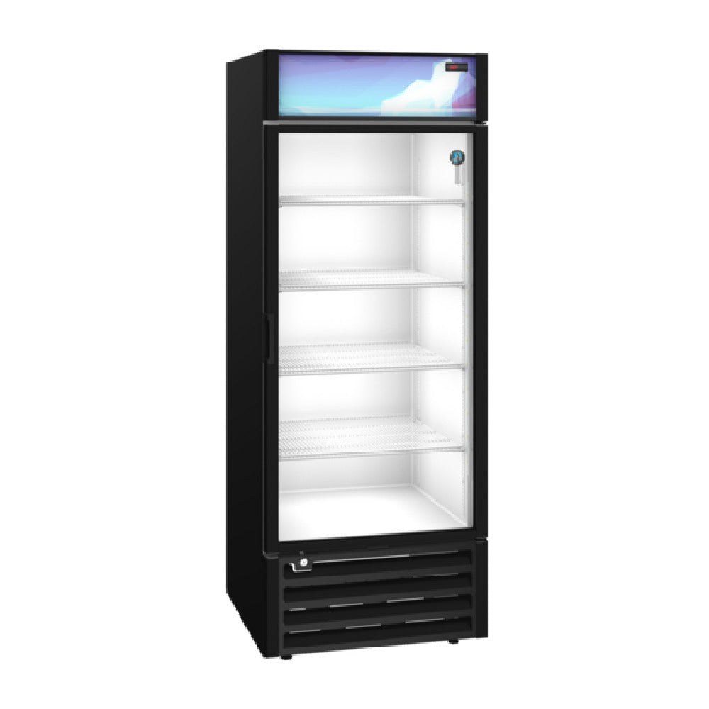 Hoshizaki RM-26-HC-BLK - Refrigerated Merchandiser, Reach-in, One-section