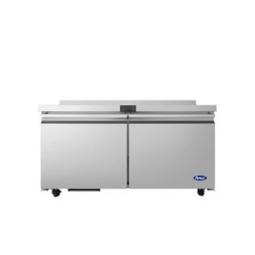 Atosa USA, Inc. AWR60SD - Worktop Refrigerator, 60-1/4"W X 30"D X 38-7/8"H, (2) Doors