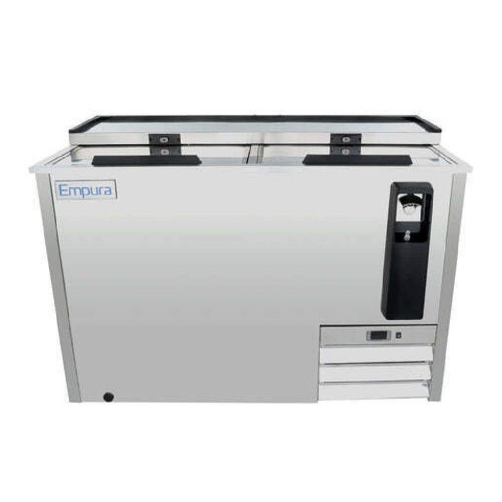 Empura E-KBC-50-S - Bottle Cooler, 49.4"W X 27"D X 35"H, 13.7 Cu. Ft. Capacity