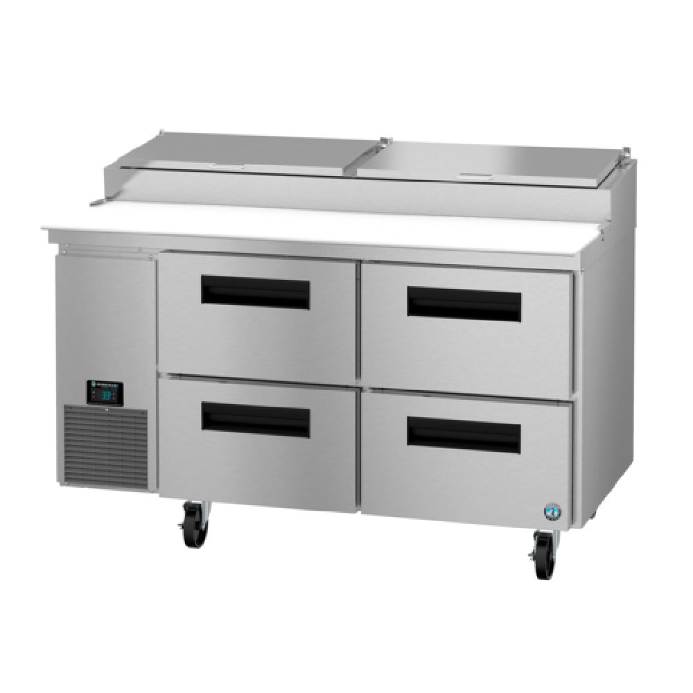 Hoshizaki PR60B-D4 - Steelheart Series Pizza Prep Table, Two-section, 16.63 Cu. Ft.