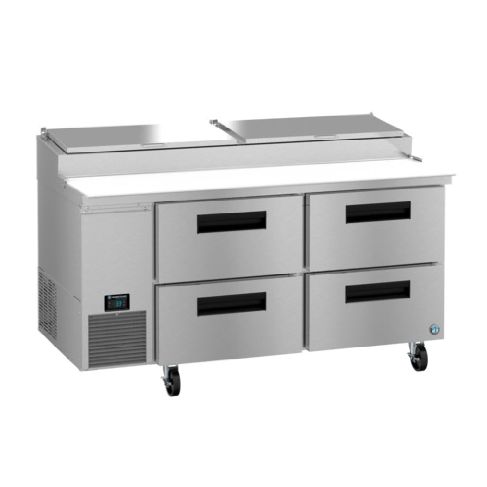 Hoshizaki PR67B-D4 - Steelheart Series Pizza Prep Table, Two-section, 19.29 Cu. Ft.